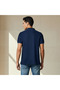 Men Short Sleeves Striped Polo T-shirt - 4