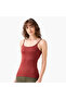 Slim Fit Camisole with Spaghetti Straps - 2