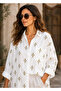 Olive Breeze Nakışlı Oversize Gömlek - 2