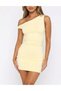 Rochie scurta, Galben