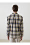 Lcw Vision Yellow Regular Fit Long Sleeve Plaid Men's Lumberjack Shirt - 4