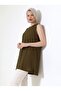 Women's Sleeveless Loose Tunic Basic Summer Model - 6
