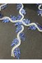 Iron-On Blue Color Decorative Strip Accessory 1 Meter - 2