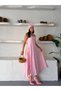 Women's Brode Floral Embroidered Long Dress - 4