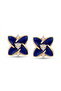Minimal Pearlescent Violet Earrings - Special Design Steel Earrings - 7