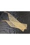 Veronica Patterned Sparkling Shameran Gloves in Nude Color - 3