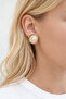 Round Model Gold Color Earrings - 2