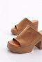 D21102 Women's Heeled Slippers - 4