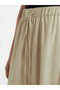 Original Elastic Waist 100% Cotton A-Line Skirt - 3