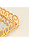 Kitchen Zincir Mirrored Napkin Holder - Gold - 18 cm - 3