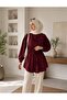 Women's Drawstring Detailed Hijab Shirt - 3