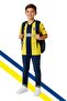 Original Licensed Unisex Yellow and Navy Blue Children's Jersey with Bars + School Bag - 2