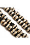 Silver-Inlaid Yusr Rosary 33 Beads 12x16mm Dove Egg Prayer Beads 70g Farz Craftsmanship Black Tassel - 4