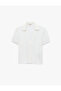 V-Neck Buttoned Slim Fit Viscose Balloon Sleeve Blouse