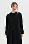 Vela Shoulder Detail Dress Black - 3