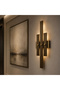 Tt043-3Çubuk-Esk-Kpl (3 Colors of Light) Striped Profile 3 Bar Antique Finish Led Sconce - 3