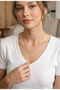 316L Steel Gold Color Chain Swan Model Women's Necklace