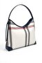 White - Navy Blue Plaid Women's Shoulder Bag Sp1285 - 4