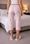 Women's 100% cotton combed relax fit capri pajama bottoms - 5