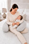 Pregnant and Breastfeeding Pillow with Back Support Gray Flower - 2