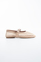 Ayla Women's Mesh Buckle Mary Jane Ballerinas - 6
