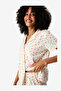 Women Floral Whisper Short Sleeve Shirt Shorts Multicolour Set - 3