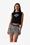 Women Artist Era Sleeveless Shorts Black Set - 2