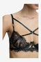 Women Lush Wired Black Lifting Bra - 5