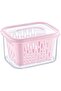 Albemo 6-Piece Fresh Storage Container Set with Strainer 1.6 Lt Plastic Storage Set 6 Pieces 888483 - 3