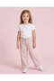 Girls Lilac Bottom Frill Wide Leg Trousers - 2