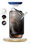 Motorola Moto G77 5G 2026 Premium Nano Ceramic Privacy Full Cover Matte Flexible 2 Pack Clear/Black - 3