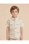 Boys Ivory Long Sleeve Casual Shirt