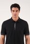 Cotton Regular Fit Half Zip Polo t Shirt Men's Polo Collar t Shirt 5904073 - 5