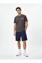 Navy Blue Shorts with Front Cargo Pockets