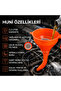Funnel with Steel Strainer - Spiral and Fixed Pipe - 2.2 Liter Capacity - 4