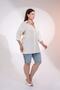 Women's Plus Size Pocket Embroidered Shirt - 2