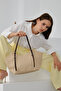 Women's Buckle Detailed Zippered Shoulder Bag Riva - 4
