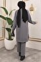 Hijab Sports Set Gray - 4
