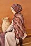 Riva Shawl Tencel Ethnic Way Brown - 2