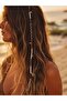 Handmade Bohemian Hair Clip – Yarn Wrapped Hair Accessory - 60 cm
