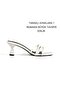 Double Crossed Slippers with 5cm Heels Goblet Shoes New Season - 3