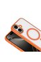 iPhone 17 Case Magsafe Transparent Back Face Camera Raised Silicone - 5