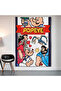 Popeye Comic Wall Covering Wall Tapestry First Quality Satin Fabric Poster