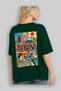Japan Green Oversize Country City Back Printed Unisex T-Shirt 100% Cotton Premium - 4