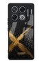 Infinix Gt 20 Pro Golden Leopard X Design Glossy Phone Case