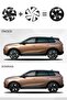 Opel Grandland / 2025+ / 2Nd Generation Compatible Wheel Cover Sticker Set - Glossy Black - 3