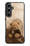 Samsung S24 Fe Cozy Teddy Design Glossy Phone Case