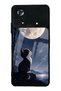 Xiaomi Poco X4 Pro Moon Guardian Kitty Design Glossy Phone Case
