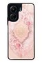 Xiaomi Redmi 13C Glossy Phone Case with Blush Ottoman Rose Design