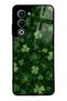 Oppo A5 5g Emerald Lucky Clover Design Glossy Phone Case